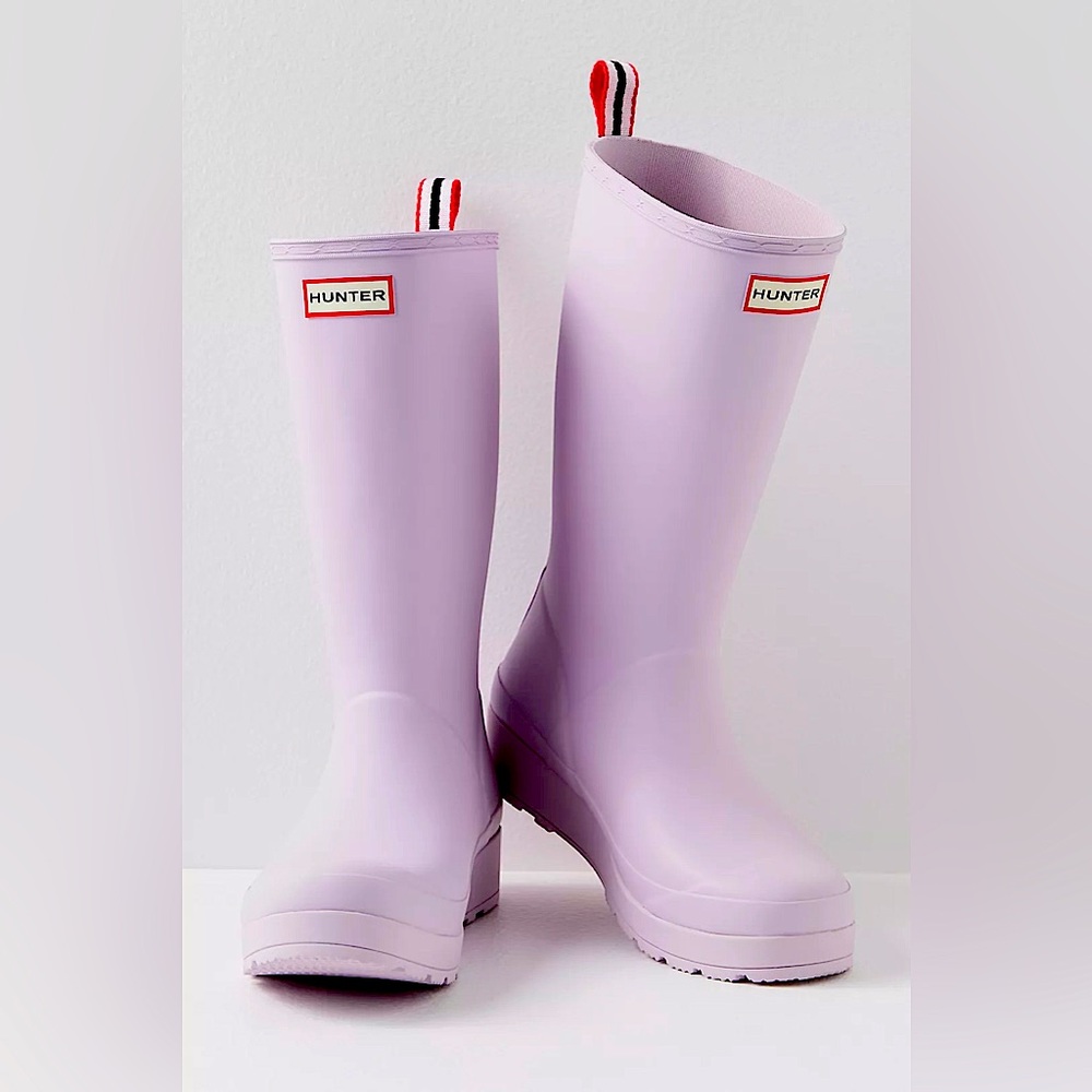 HUNTER Lilac Rain Boots- 6M(SEE ACTUAL PHOTOS)
